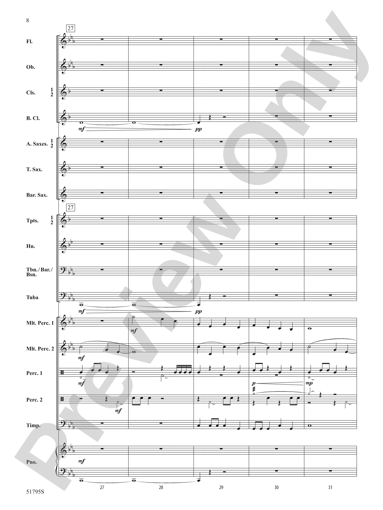 Colossus: Concert Band Conductor Score & Parts
