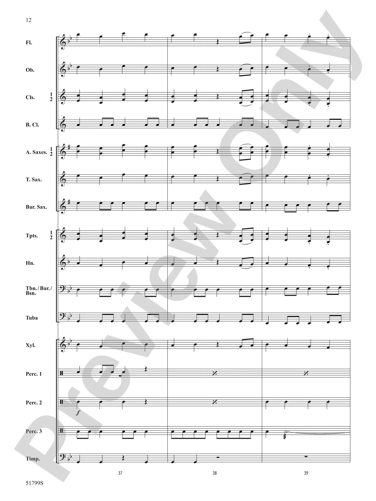 Castle Bartizan: Concert Band Conductor Score & Parts