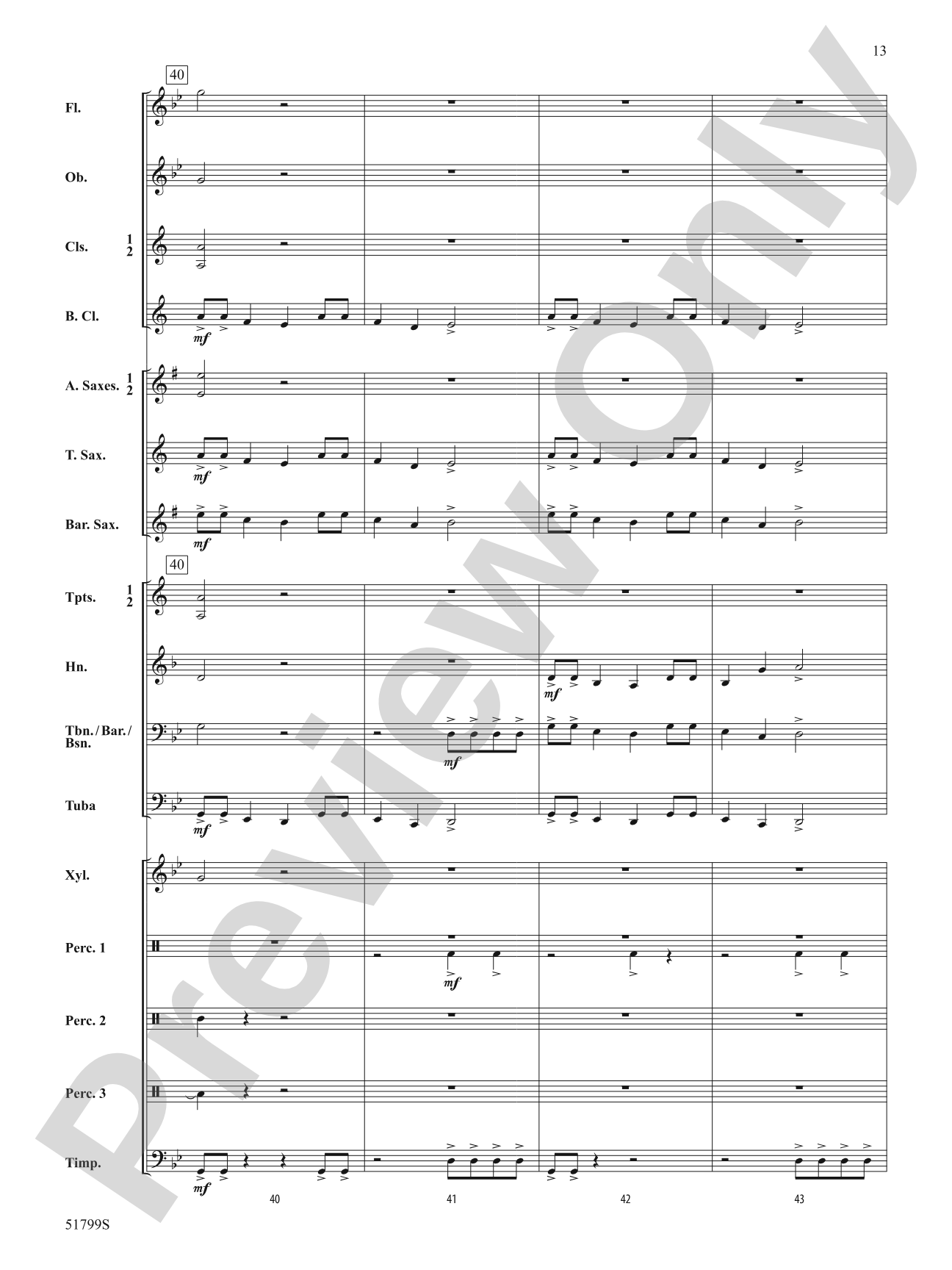 Castle Bartizan: Concert Band Conductor Score & Parts