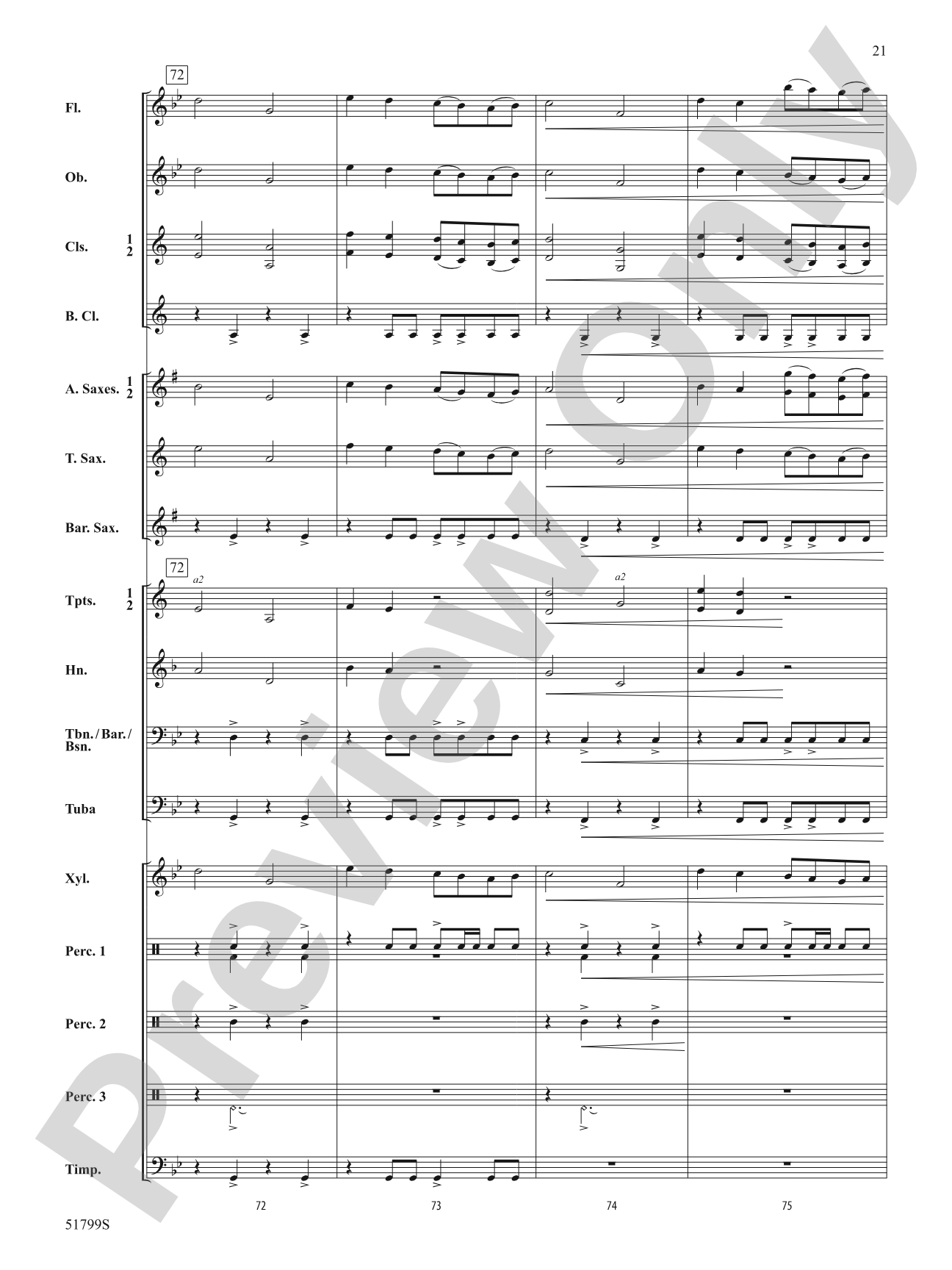 Castle Bartizan: Concert Band Conductor Score & Parts