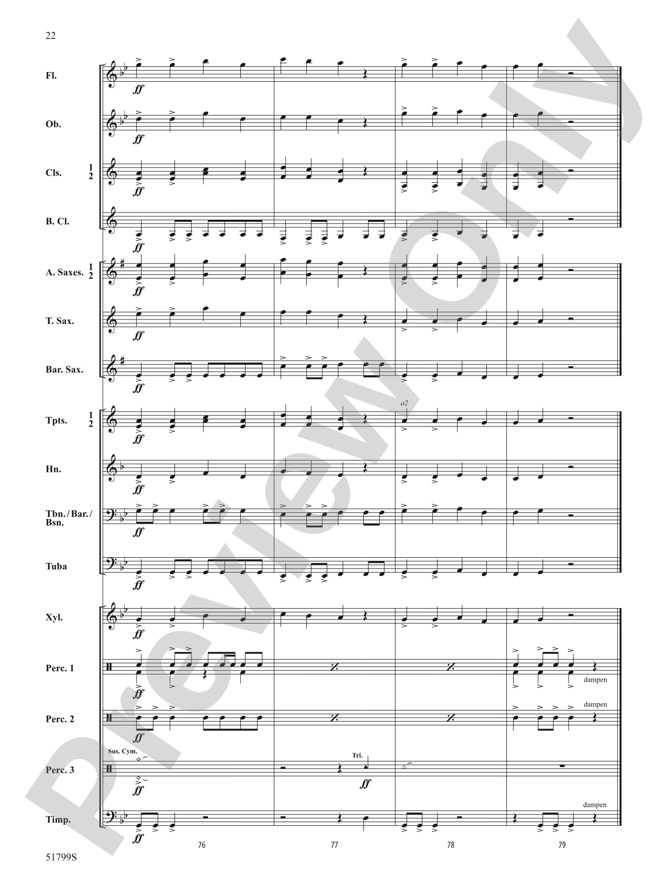 Castle Bartizan: Concert Band Conductor Score & Parts