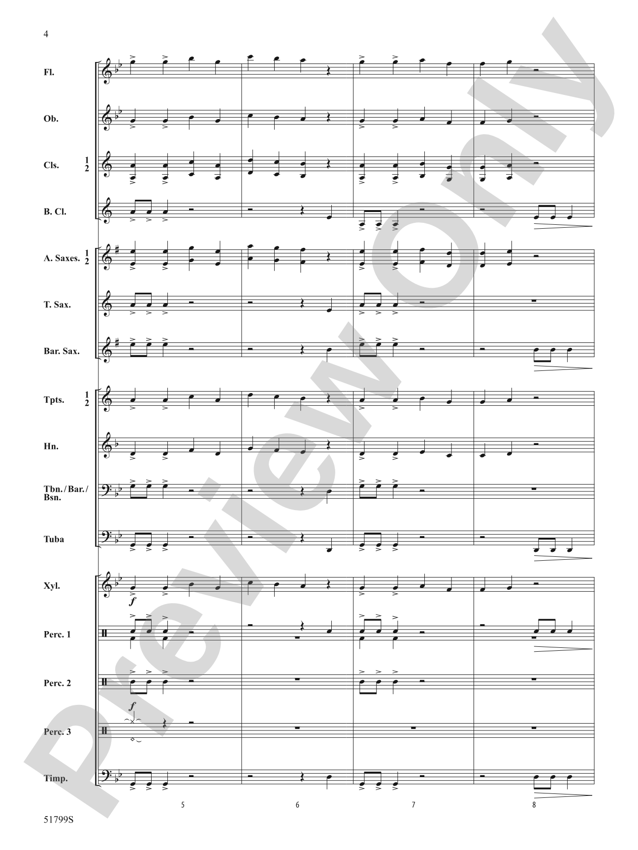 Castle Bartizan: Concert Band Conductor Score & Parts