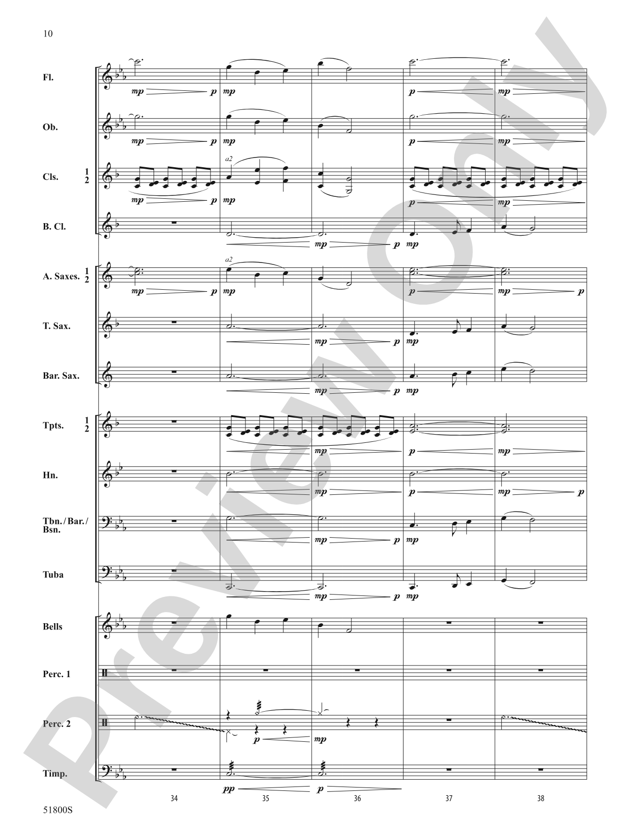 Floating: Concert Band Conductor Score & Parts