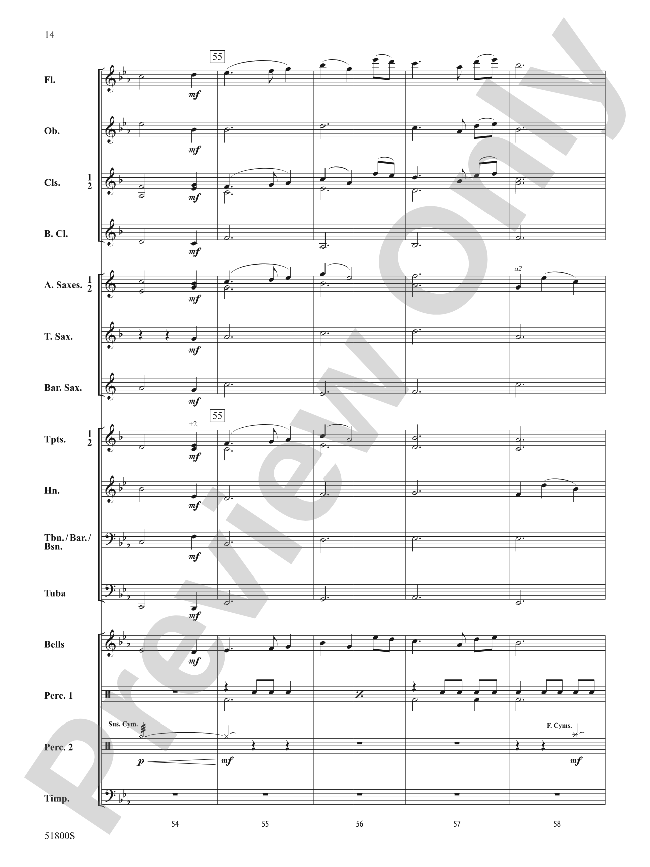 Floating: Concert Band Conductor Score & Parts