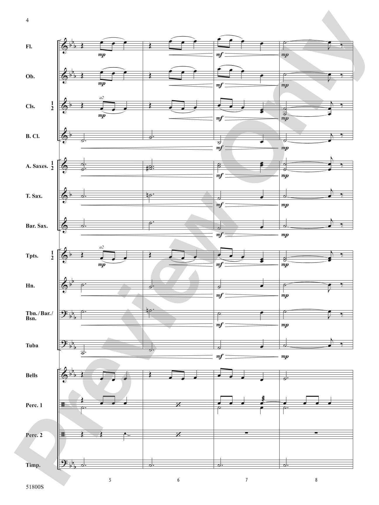 Floating: Concert Band Conductor Score & Parts