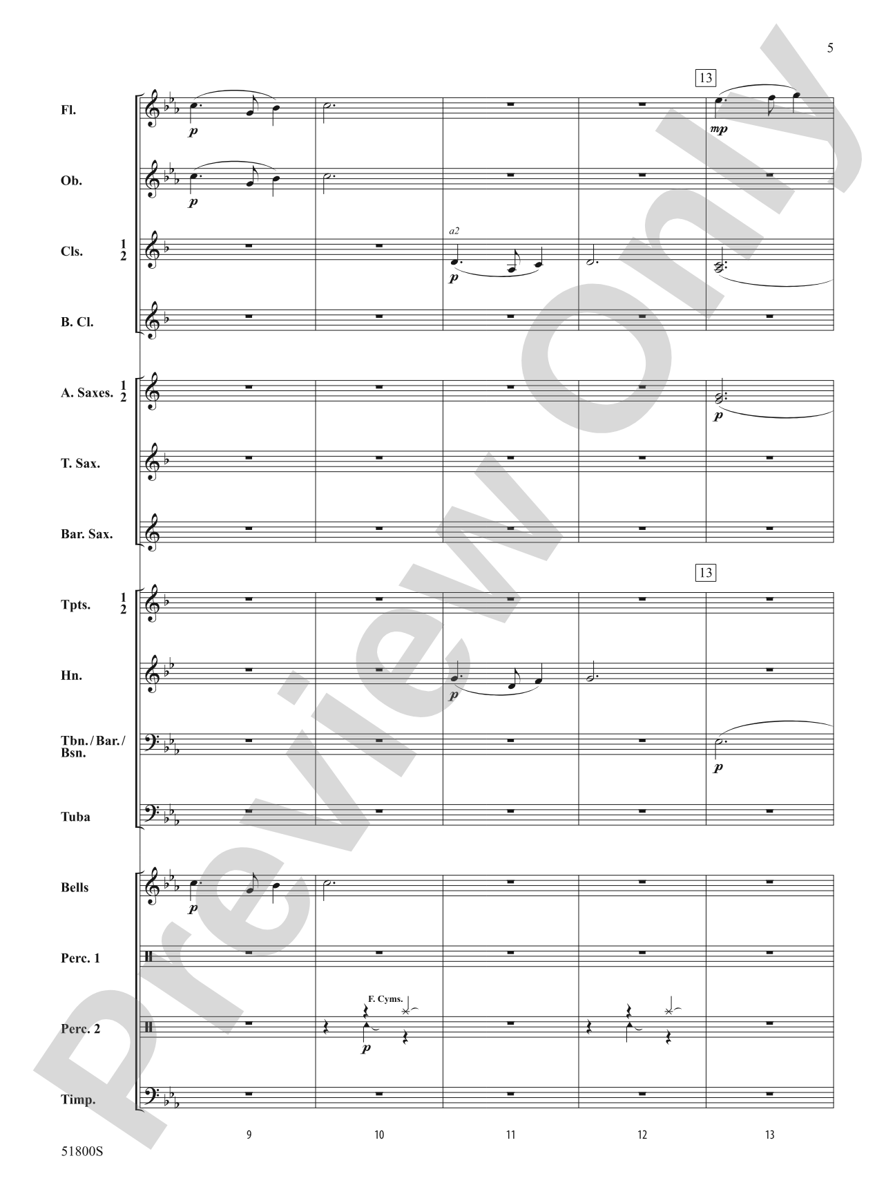 Floating: Concert Band Conductor Score & Parts