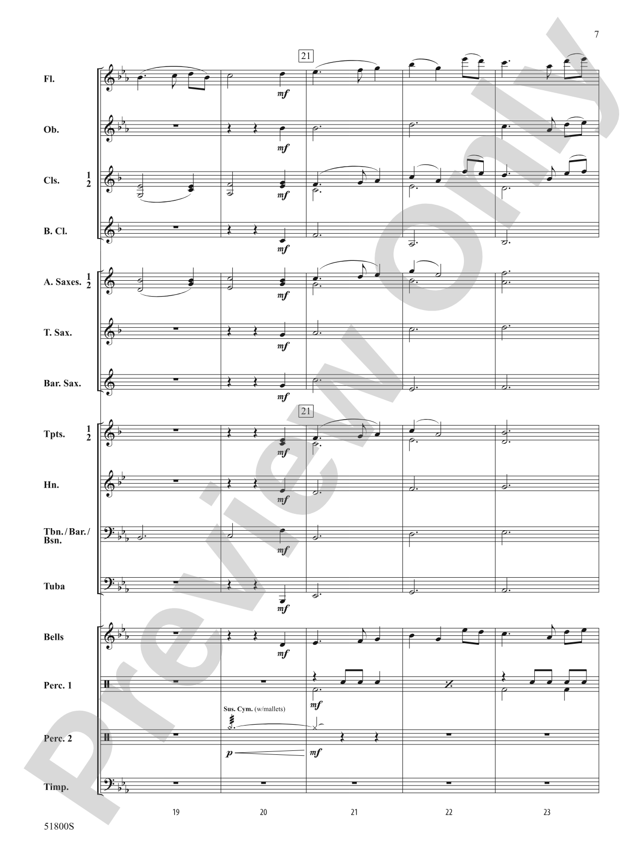 Floating: Concert Band Conductor Score & Parts