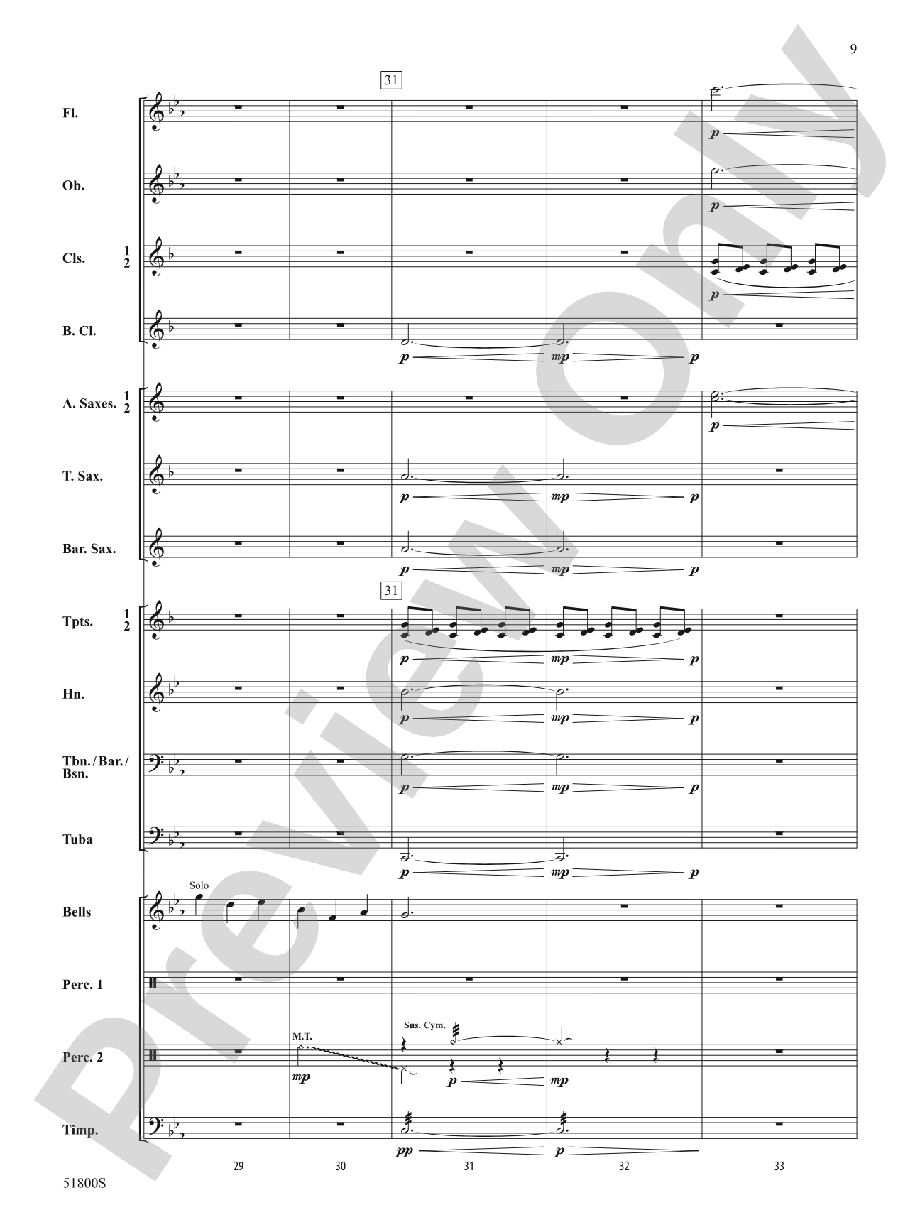 Floating: Concert Band Conductor Score & Parts