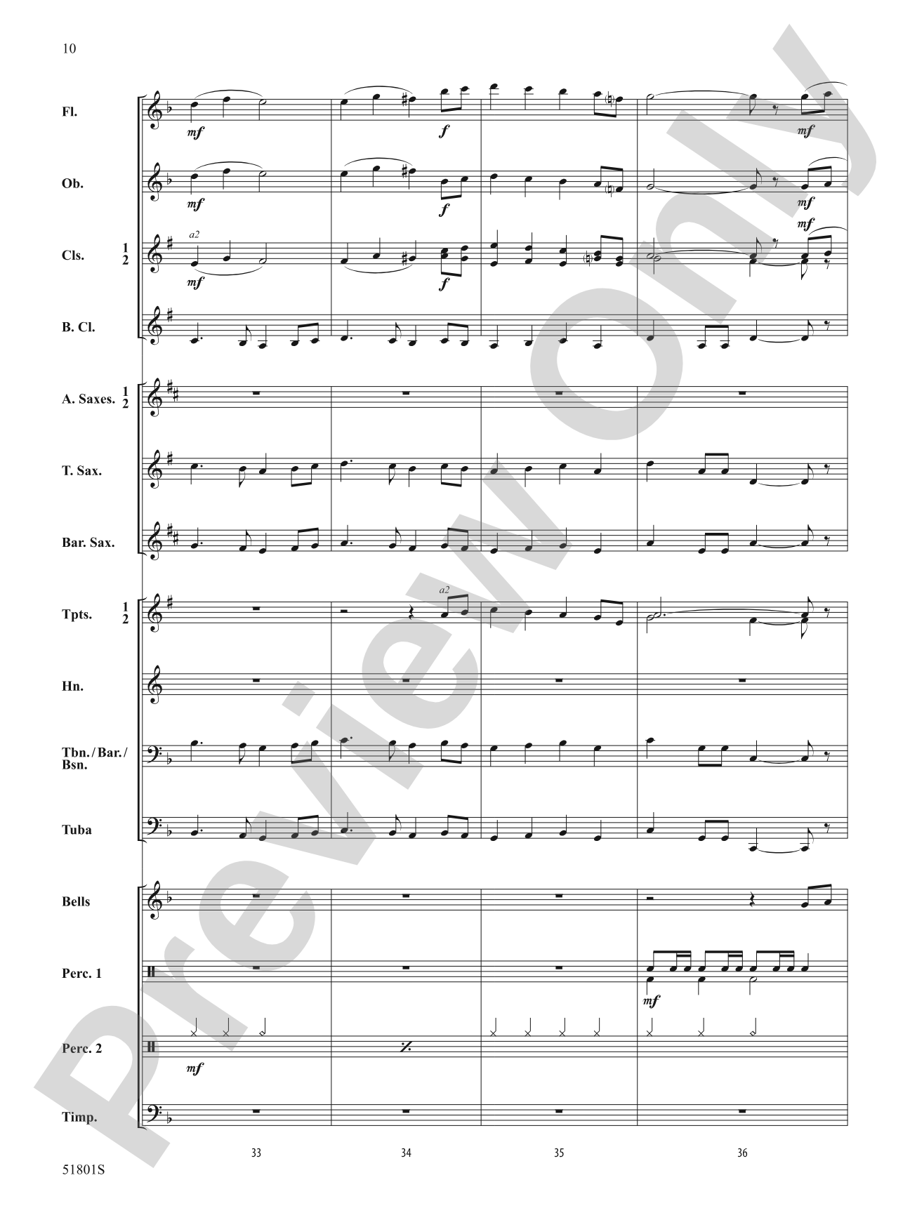 Morningside: Concert Band Conductor Score & Parts