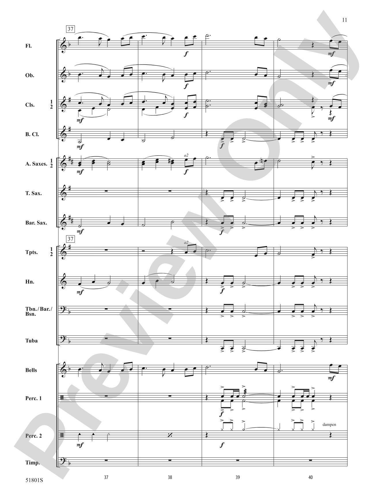 Morningside: Concert Band Conductor Score & Parts
