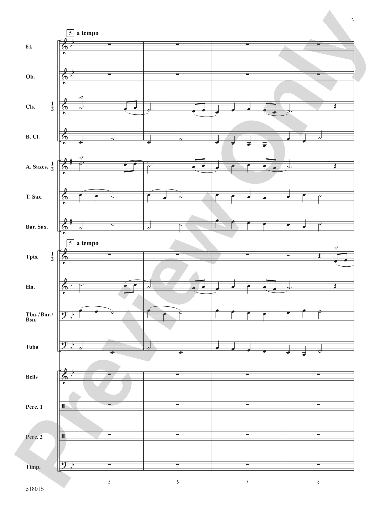 Morningside: Concert Band Conductor Score & Parts