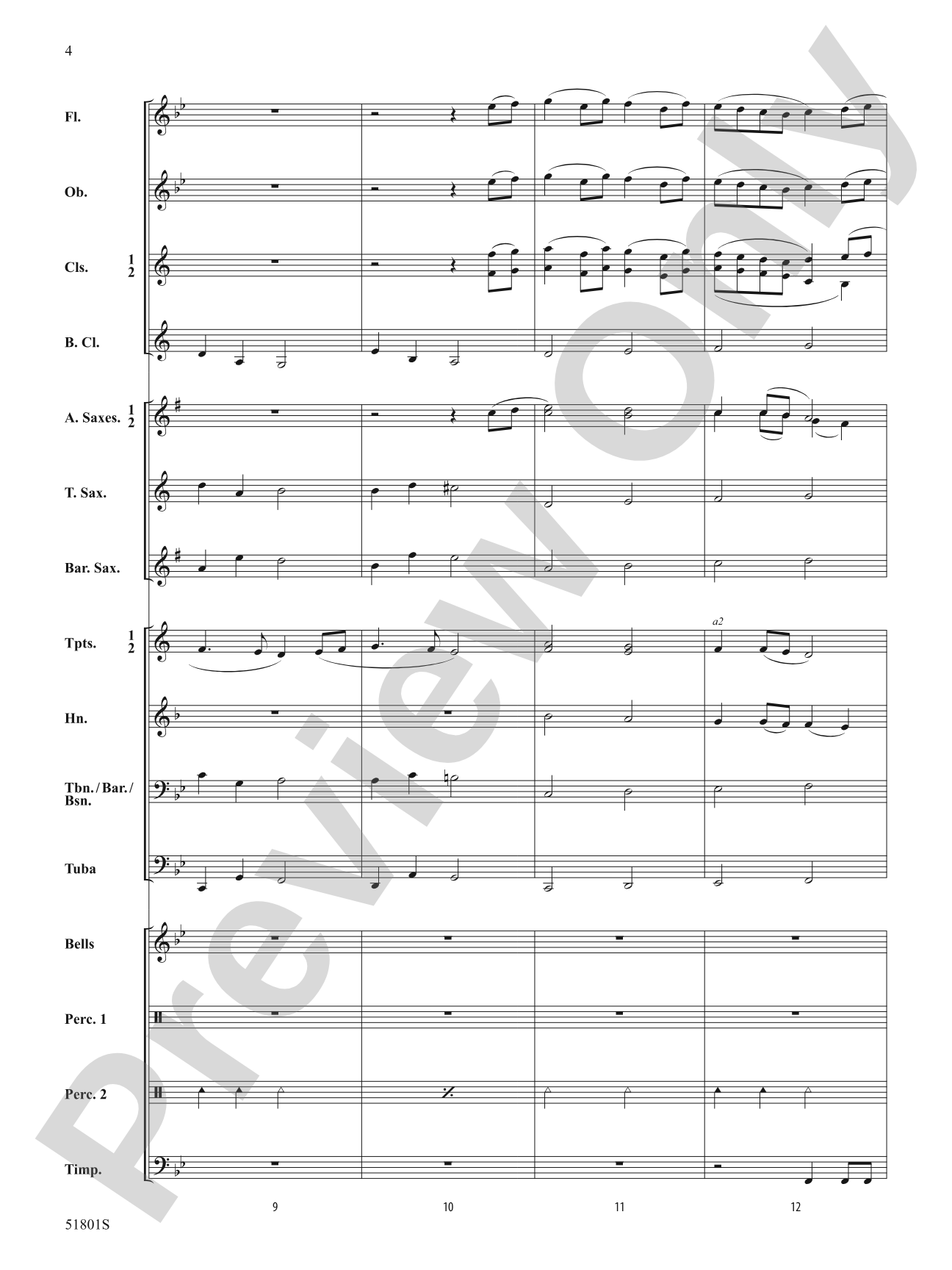Morningside: Concert Band Conductor Score & Parts