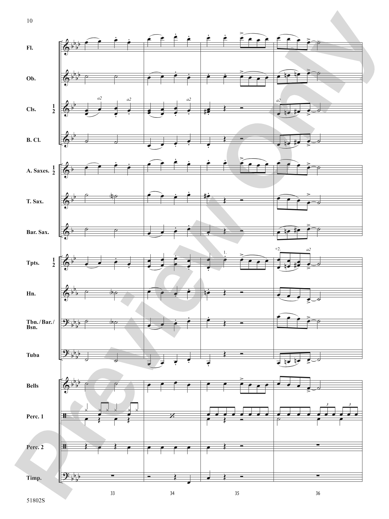 School of Swing: Score