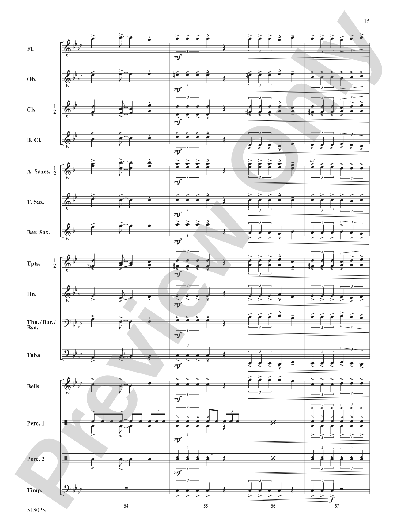 School of Swing: Score