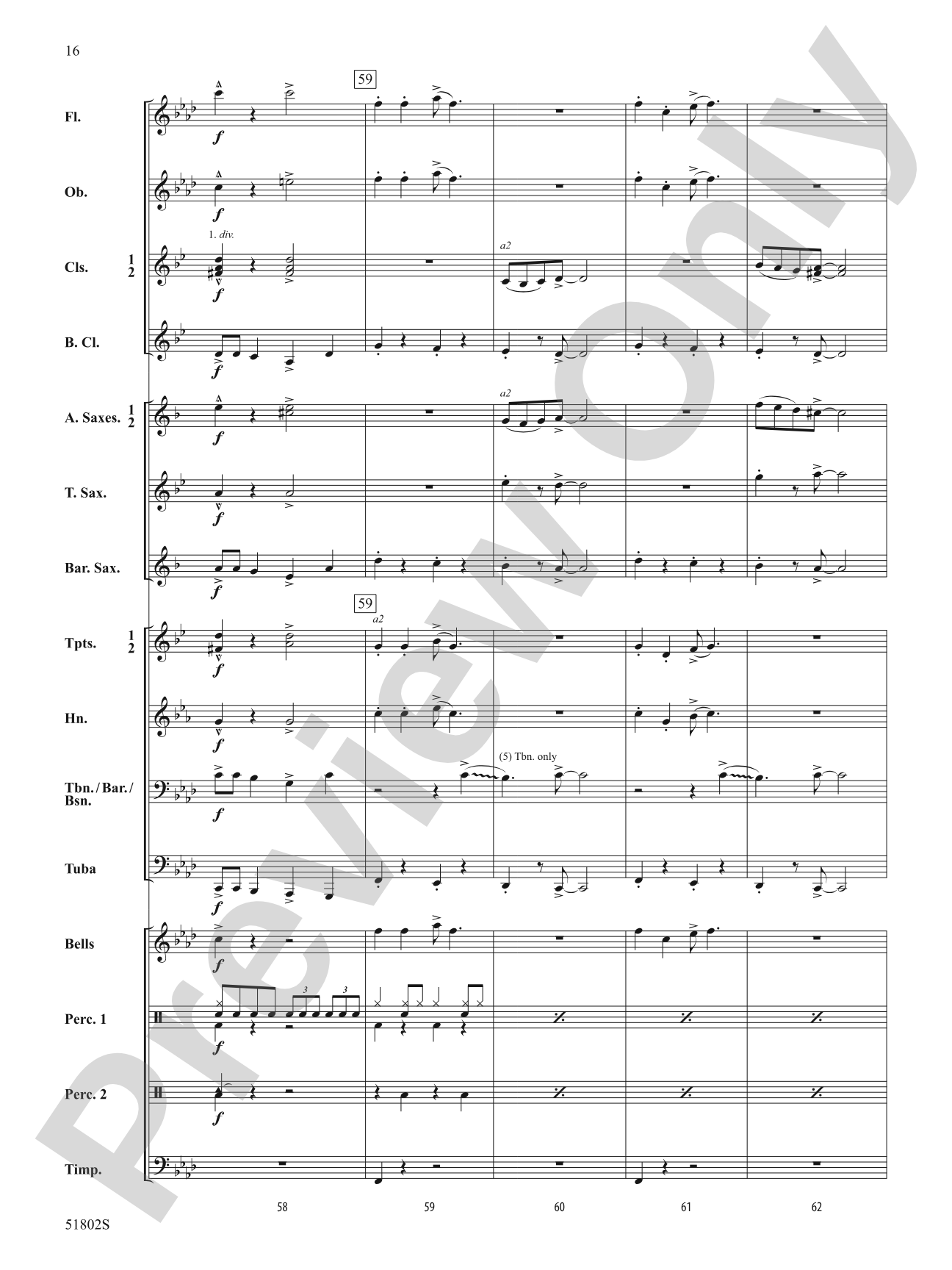 School of Swing: Score