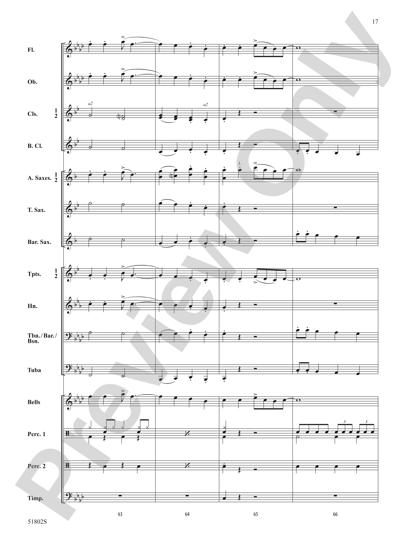 School of Swing: Score