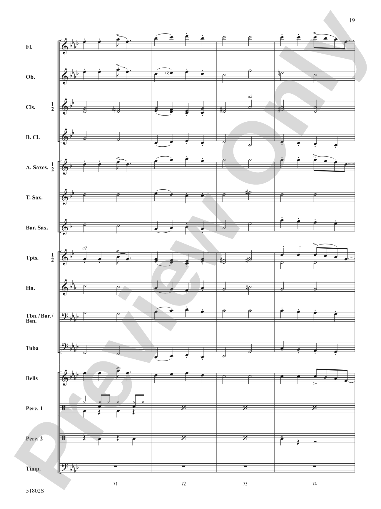 School of Swing: Score