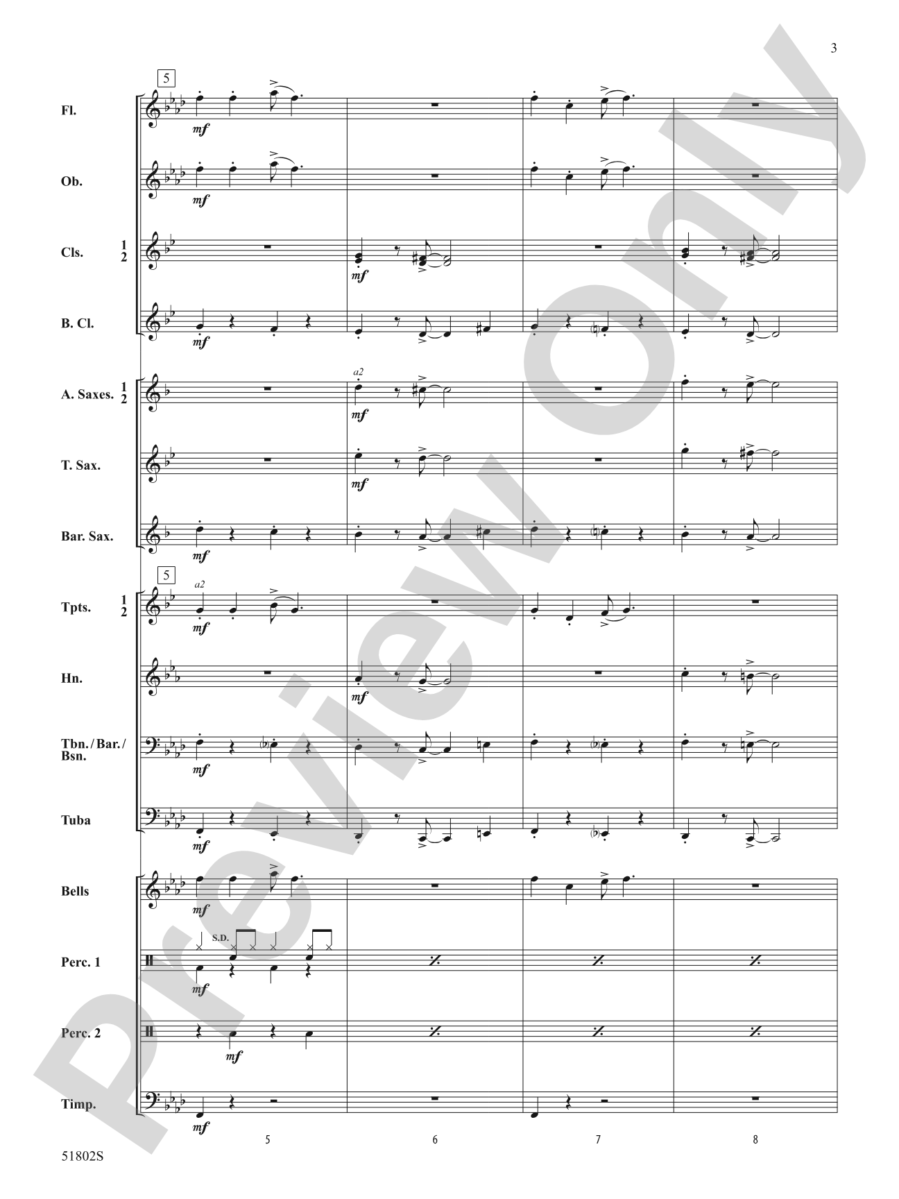 School of Swing: Score