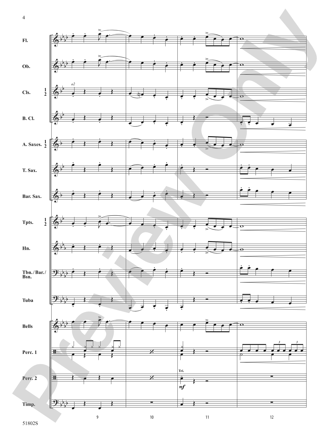 School of Swing: Score