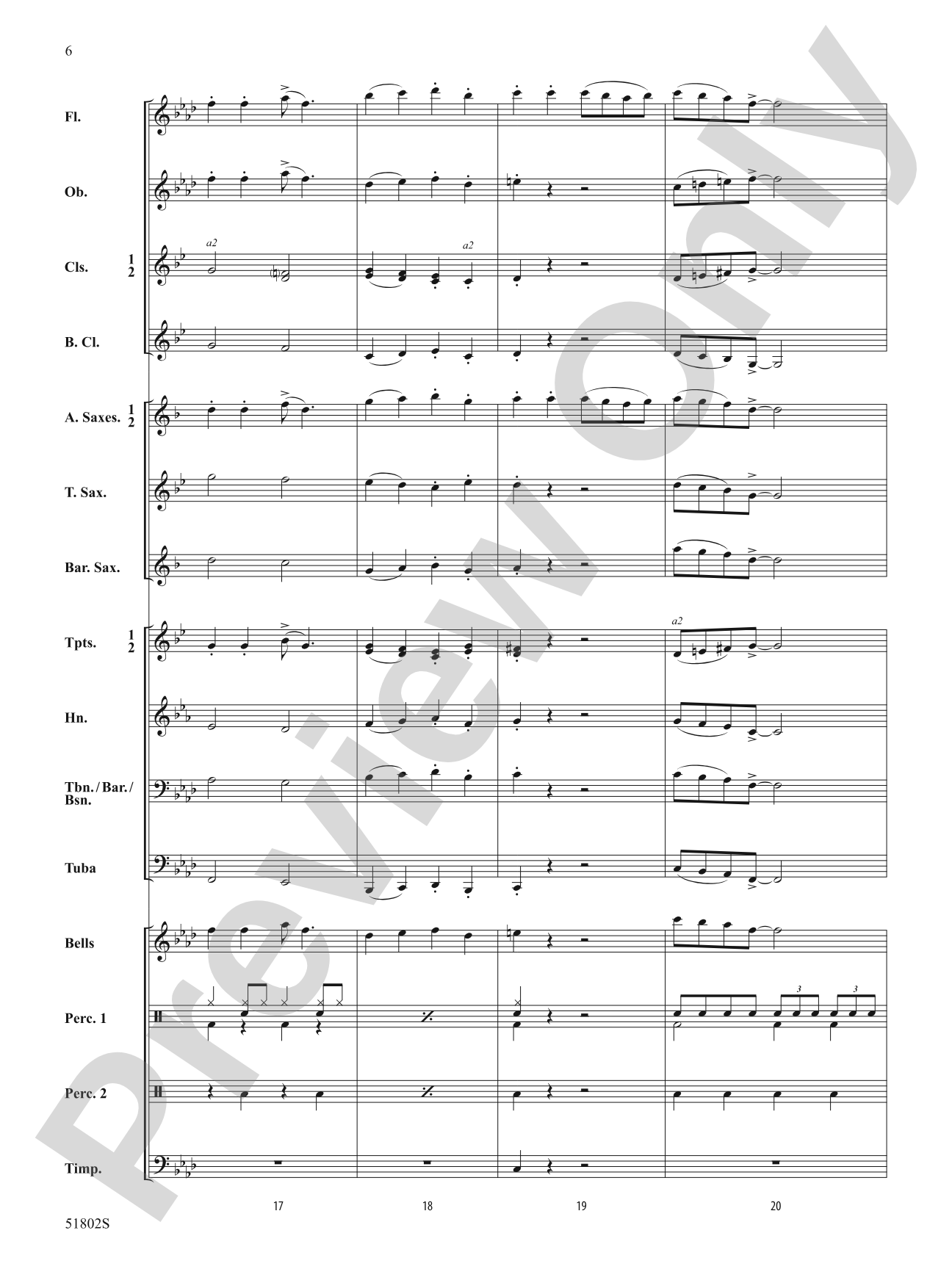 School of Swing: Score