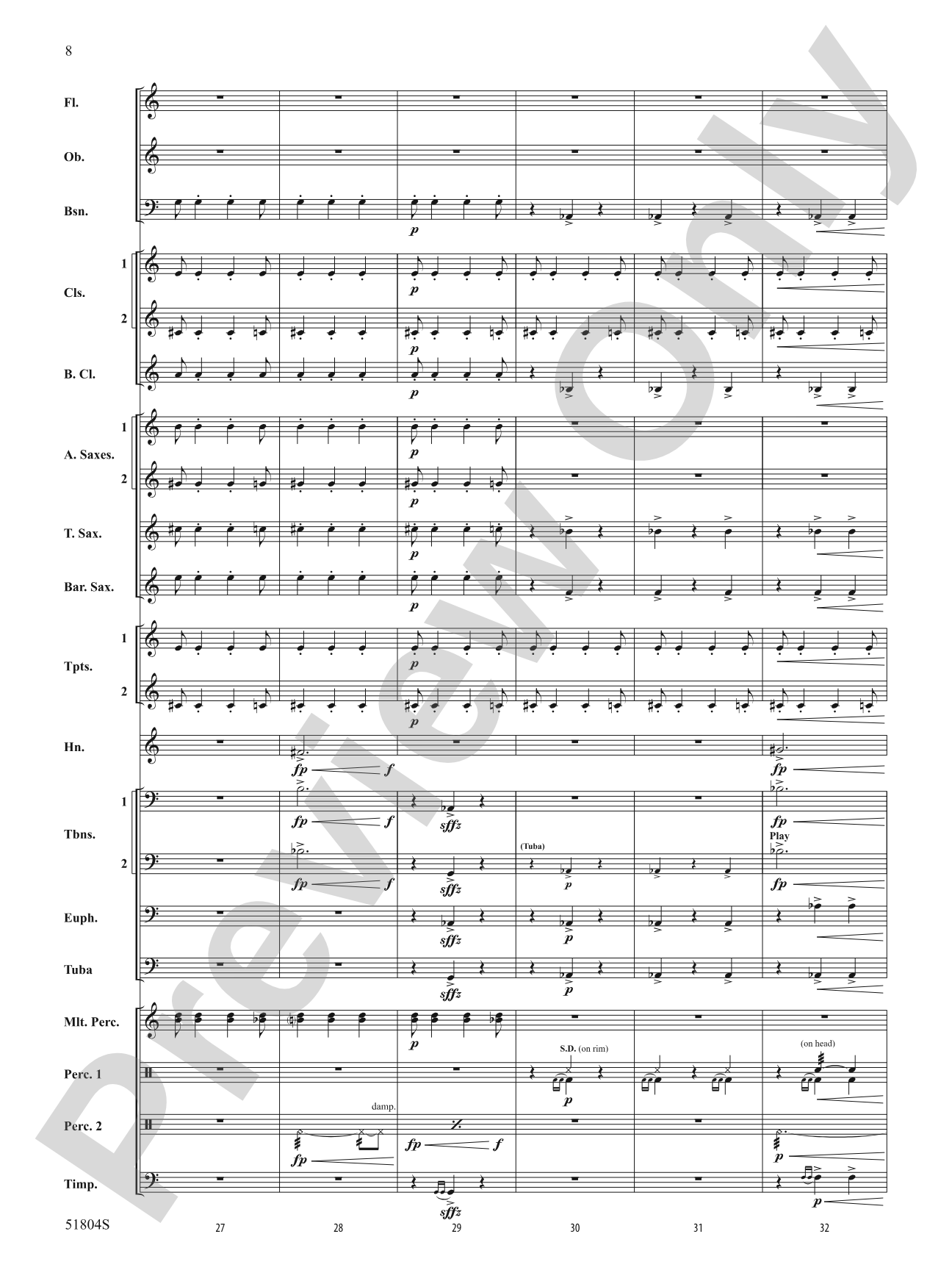 Balatro: Concert Band Conductor Score & Parts