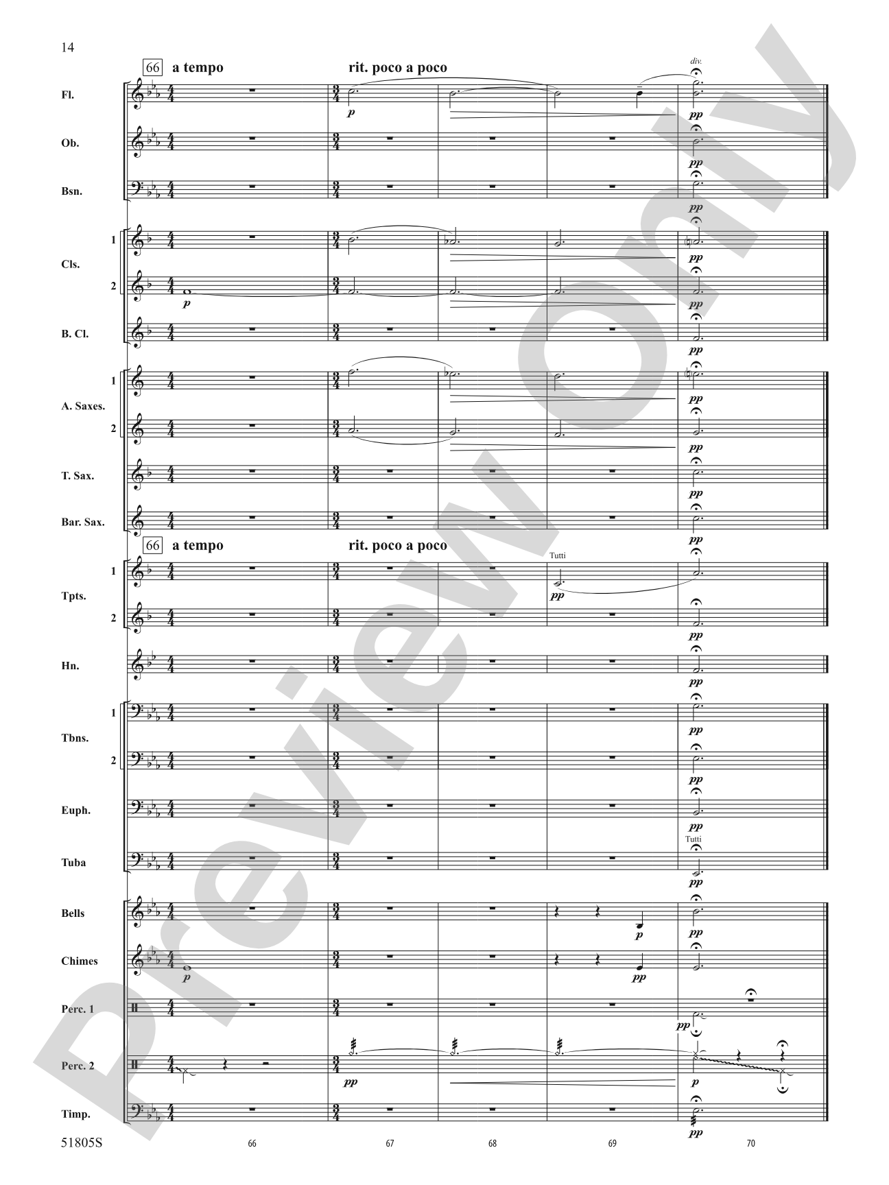 Amazing Grace: Concert Band Conductor Score & Parts
