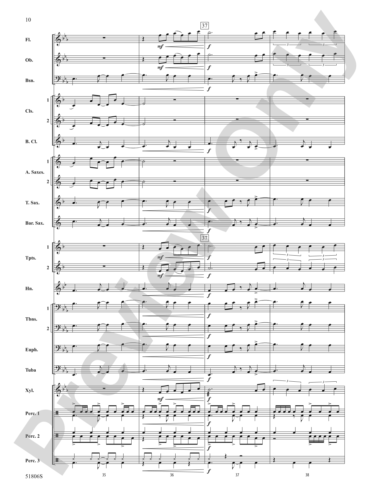 Ritmo y Sabor: Concert Band Conductor Score & Parts