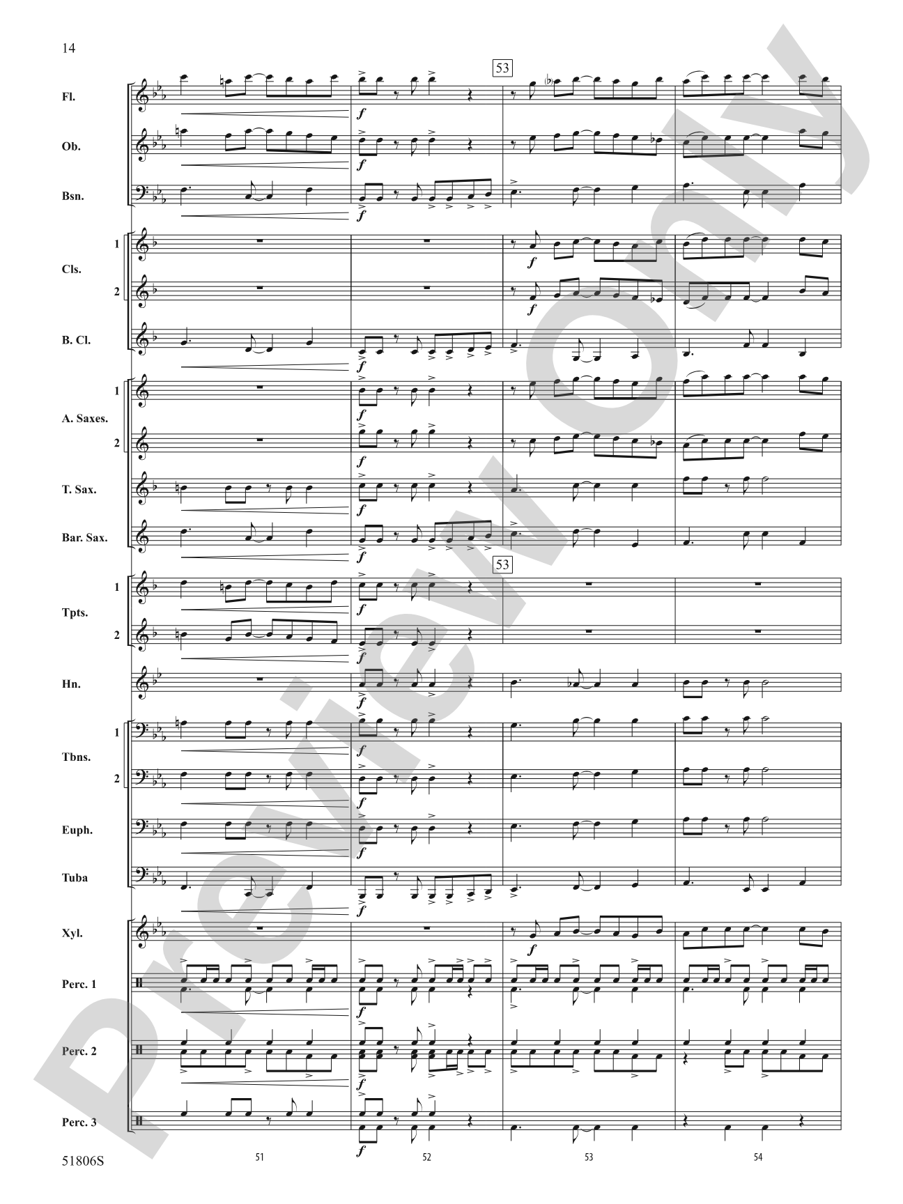 Ritmo y Sabor: Concert Band Conductor Score & Parts