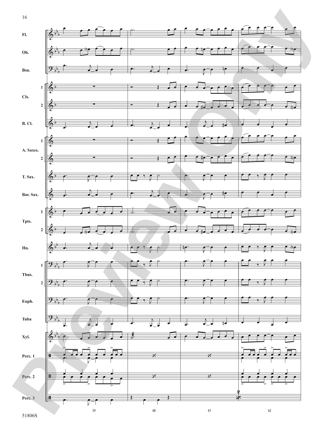 Ritmo y Sabor: Concert Band Conductor Score & Parts