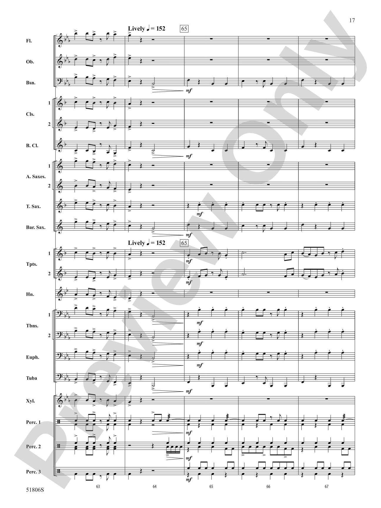 Ritmo y Sabor: Concert Band Conductor Score & Parts