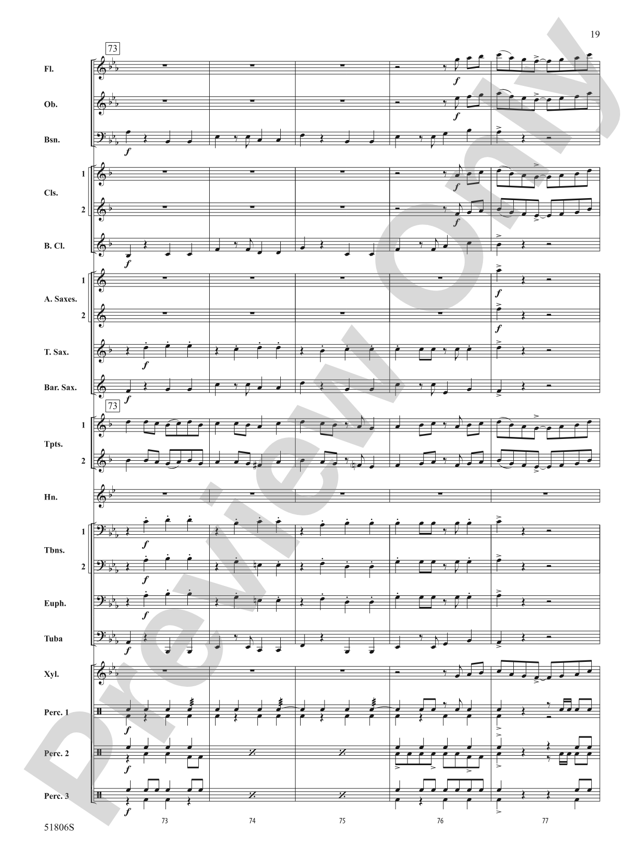 Ritmo y Sabor: Concert Band Conductor Score & Parts