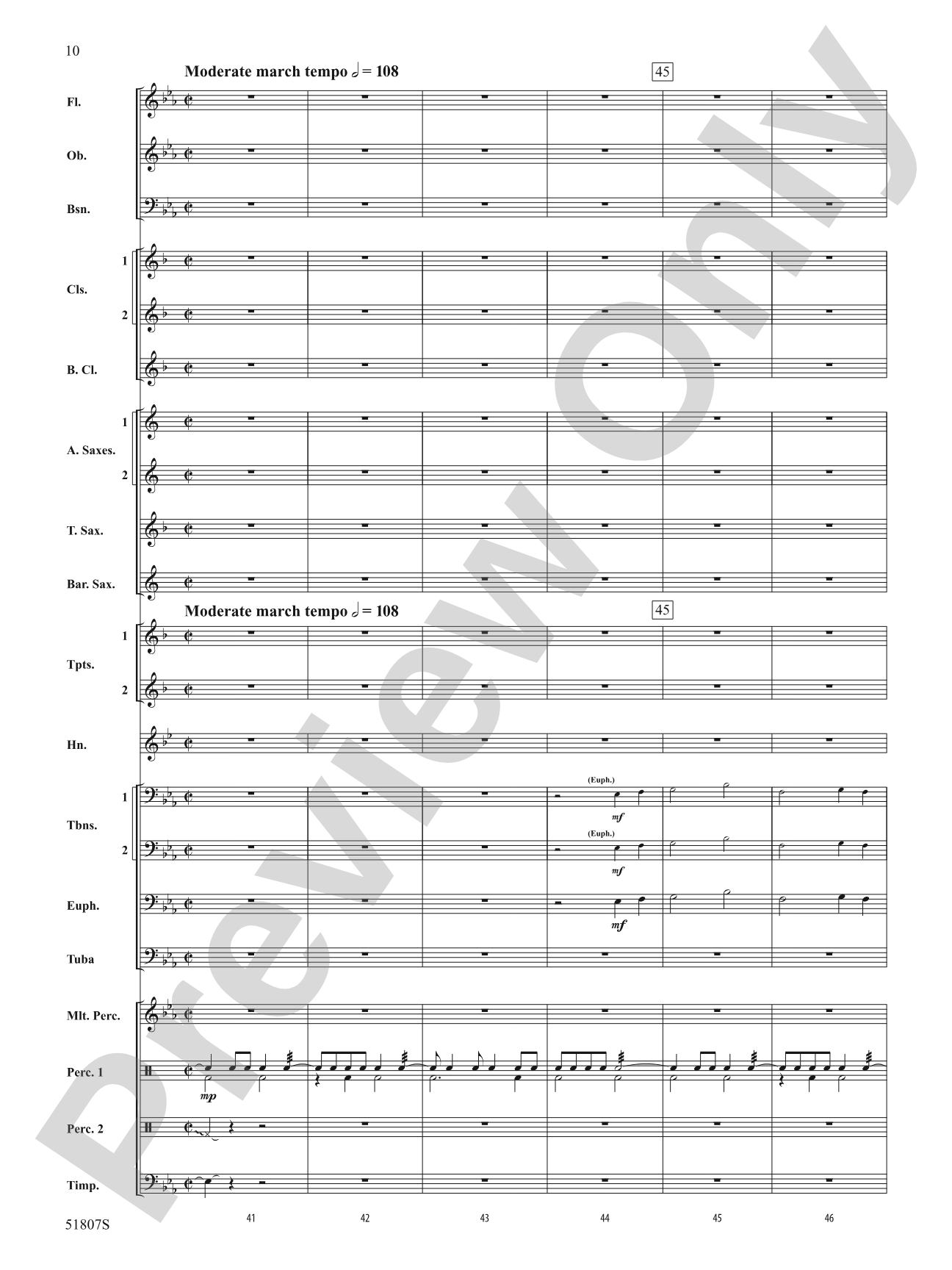 The Lakes: Concert Band Conductor Score & Parts