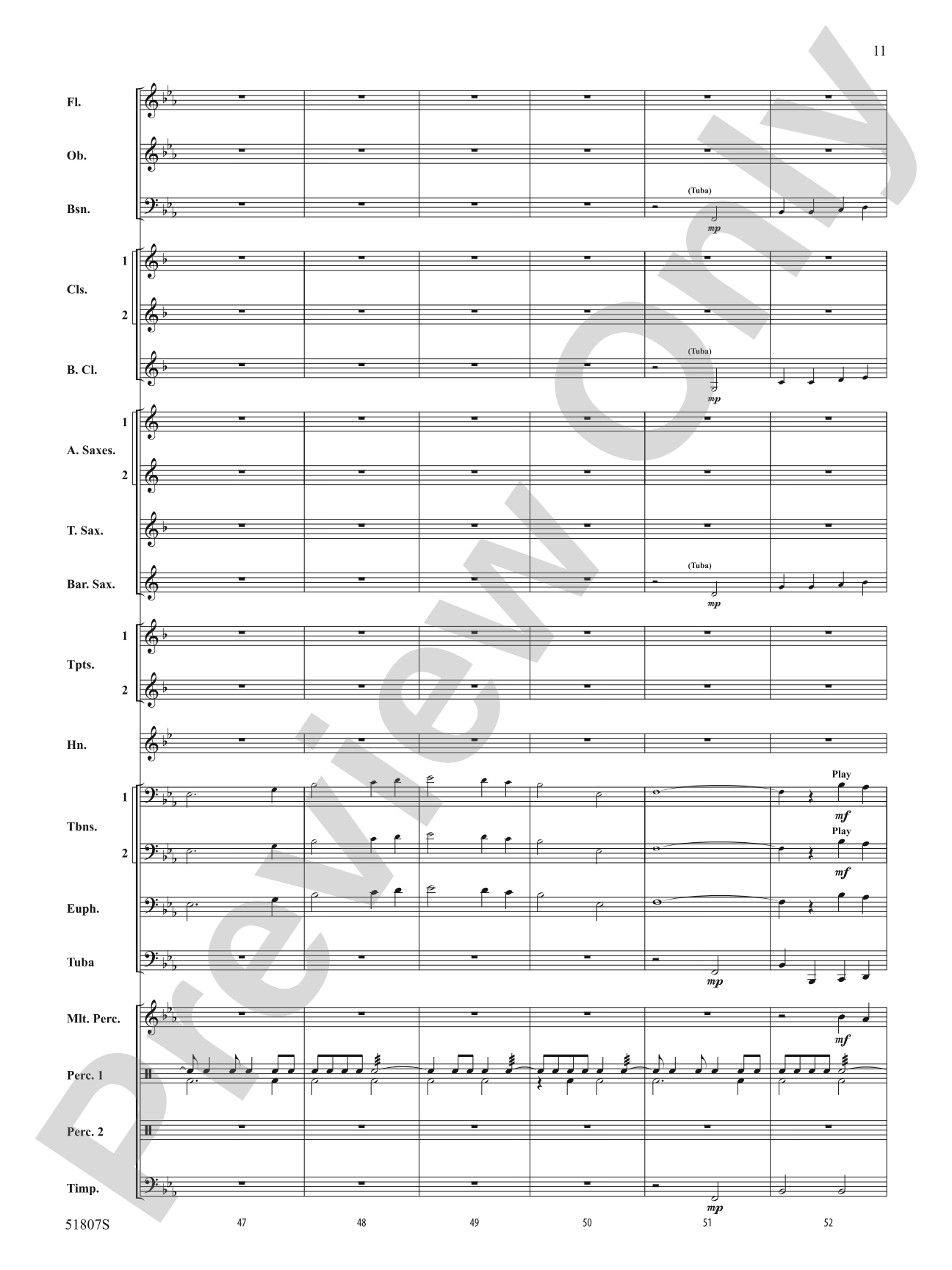 The Lakes: Concert Band Conductor Score & Parts