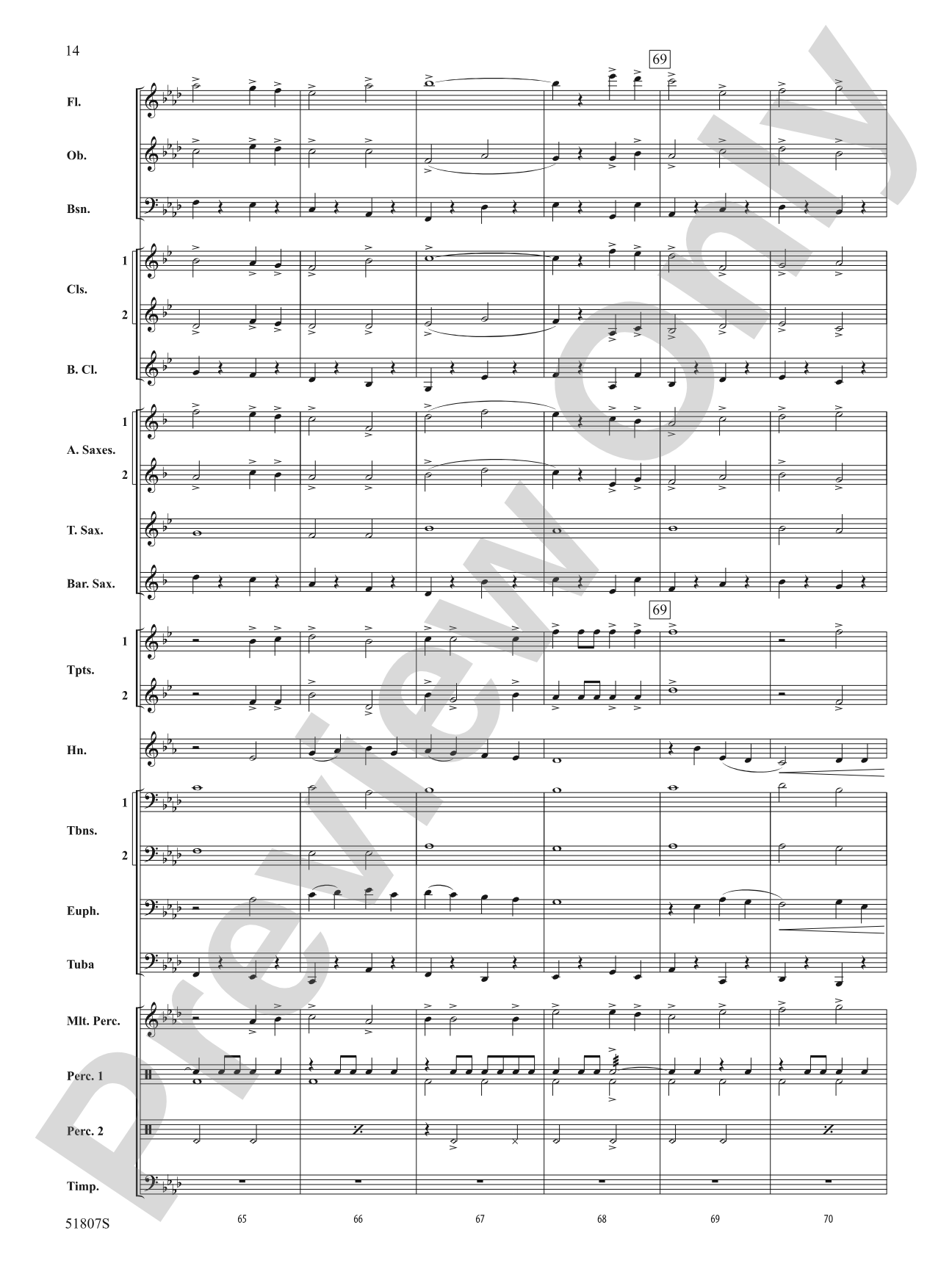 The Lakes: Concert Band Conductor Score & Parts