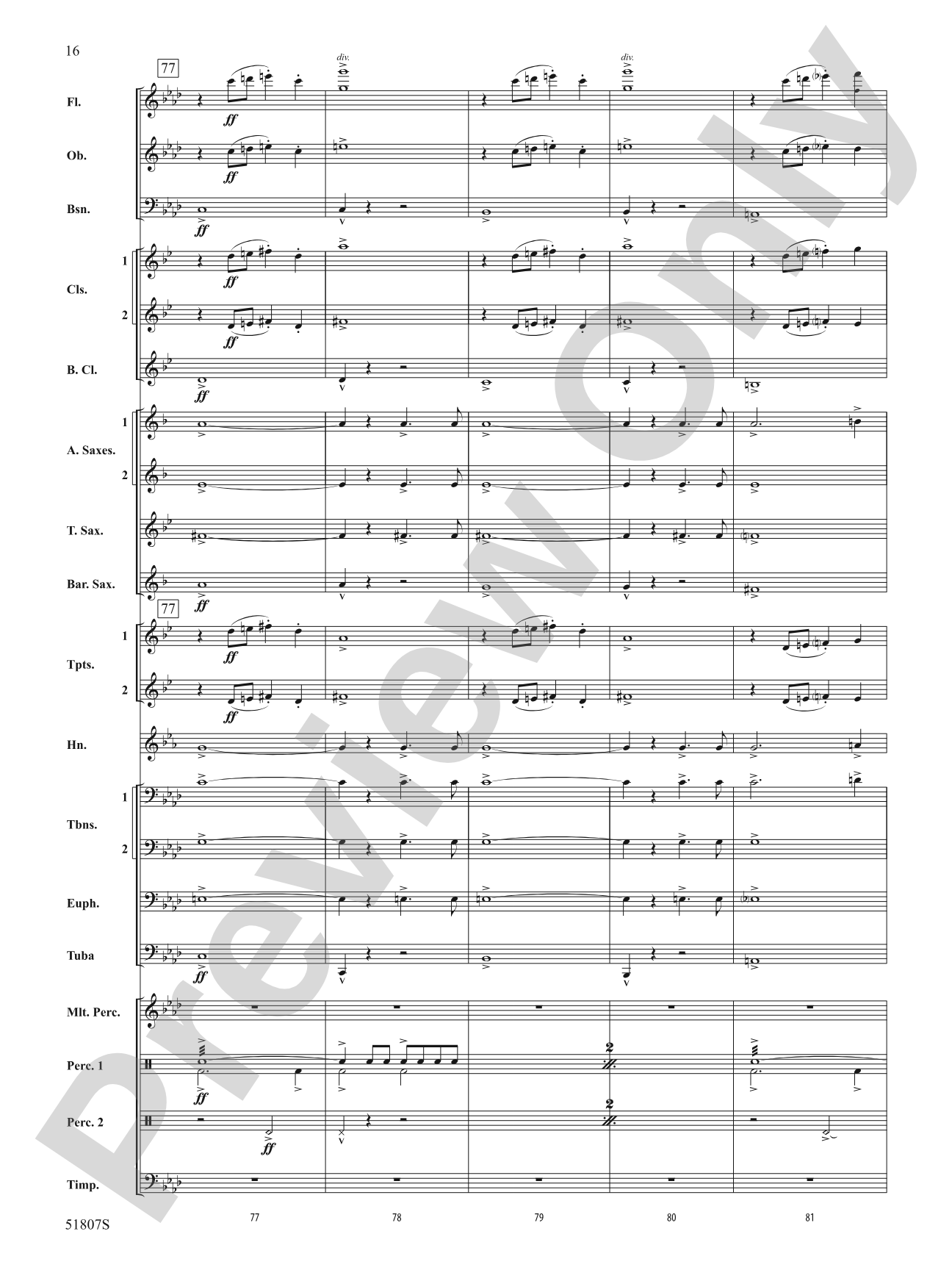 The Lakes: Concert Band Conductor Score & Parts