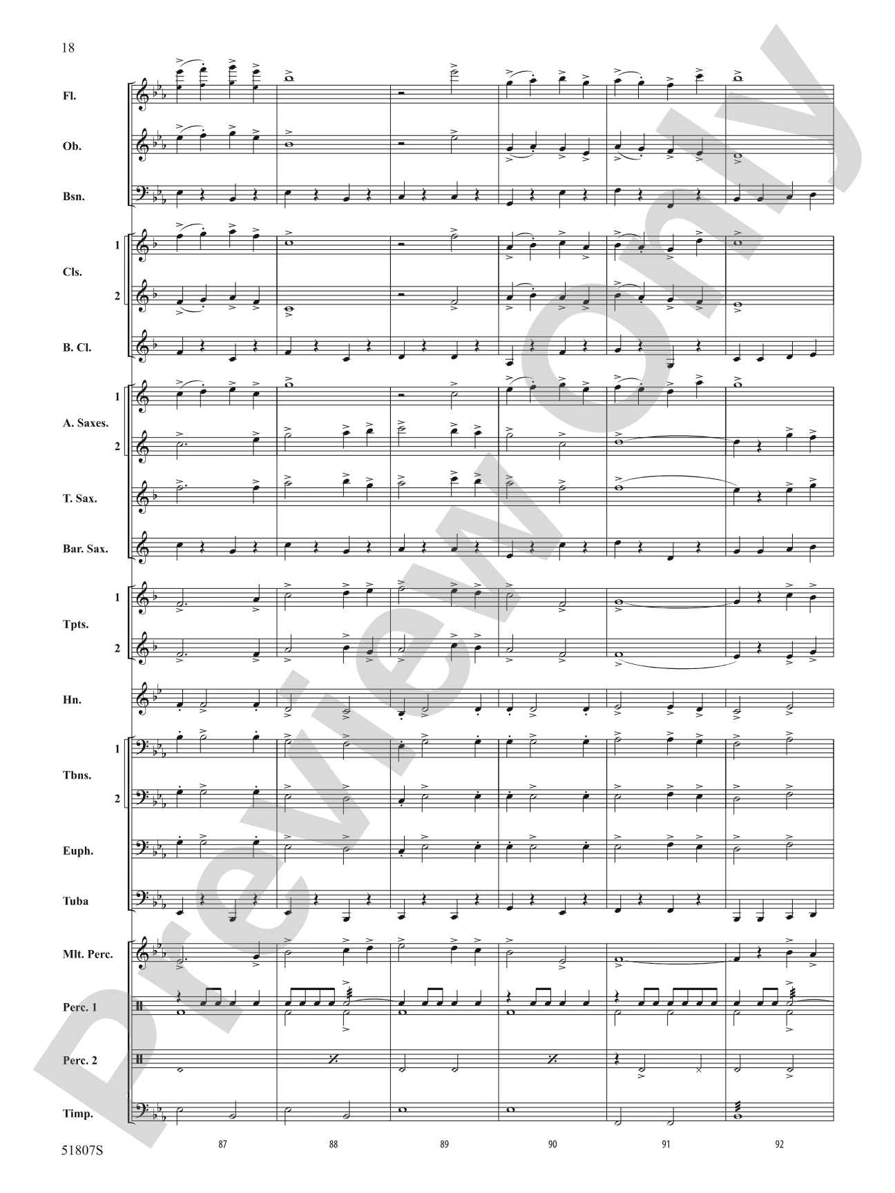 The Lakes: Concert Band Conductor Score & Parts