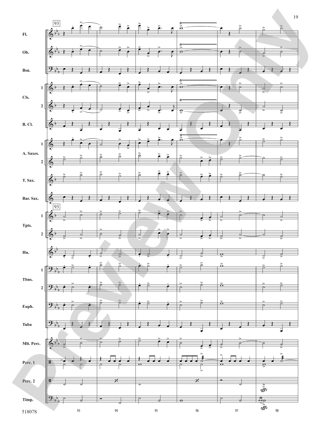 The Lakes: Concert Band Conductor Score & Parts