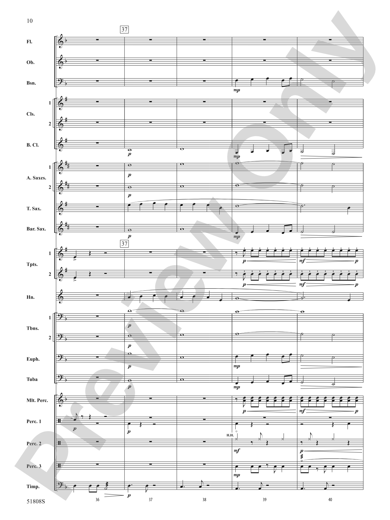 Escapade!: Concert Band Conductor Score & Parts