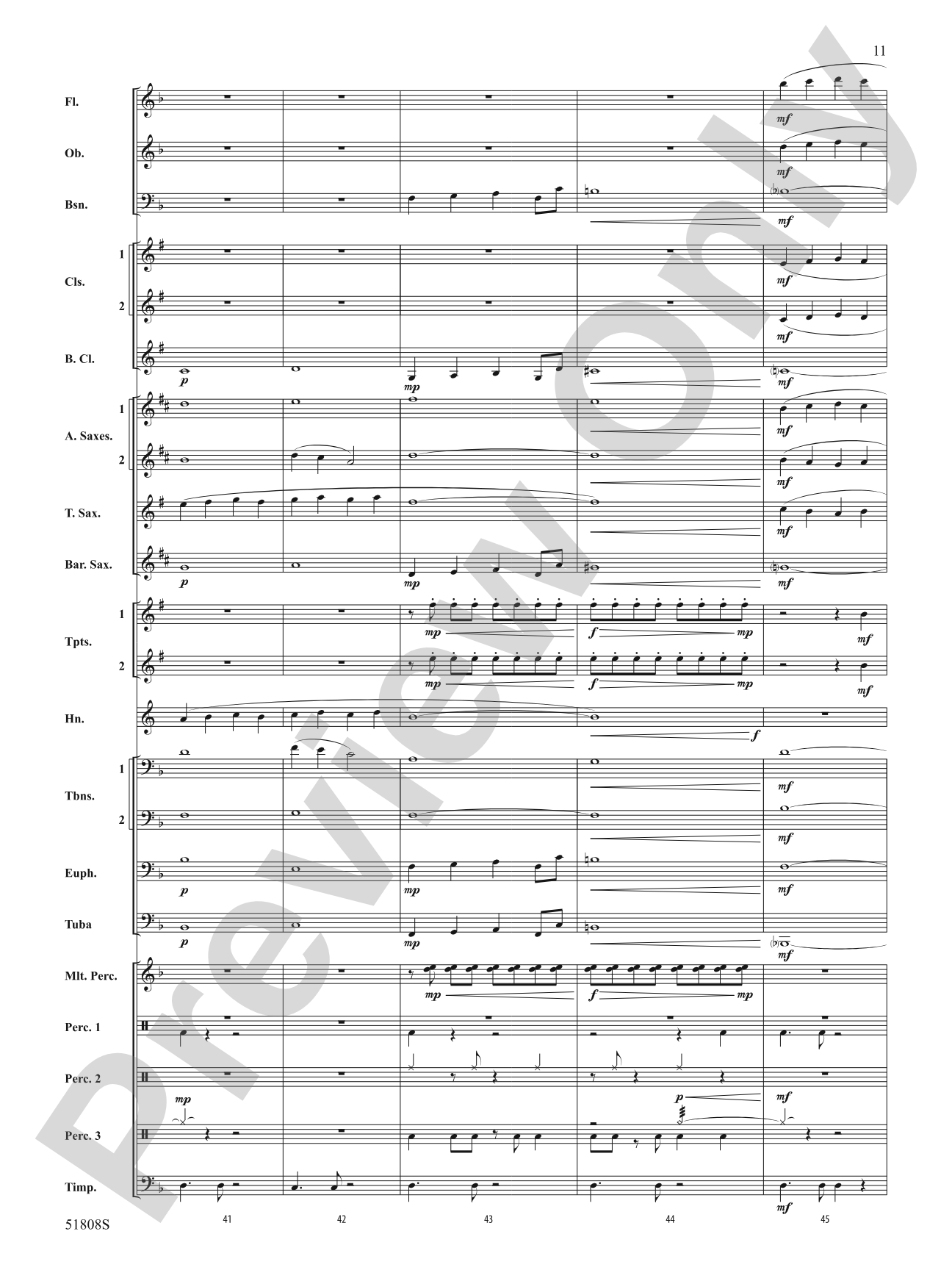 Escapade!: Concert Band Conductor Score & Parts