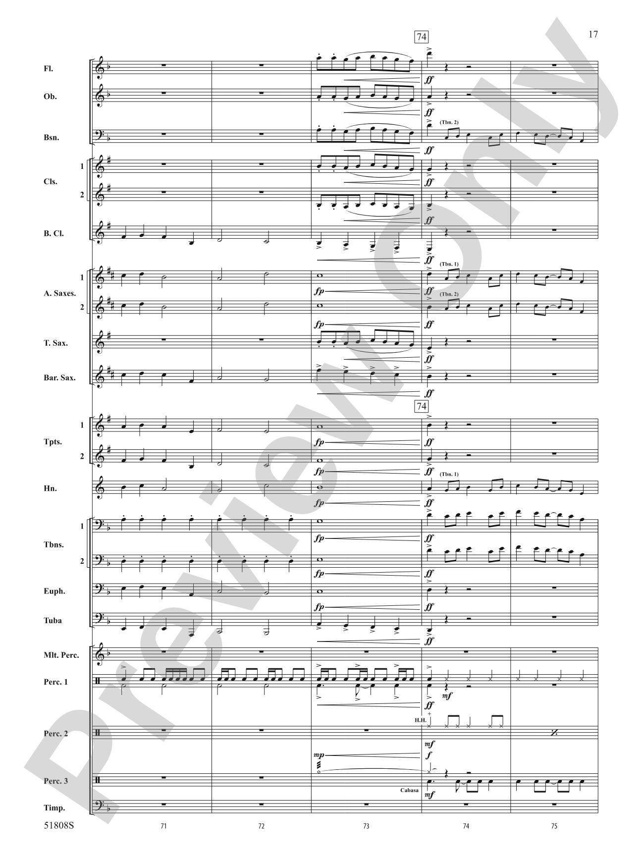 Escapade!: Concert Band Conductor Score & Parts