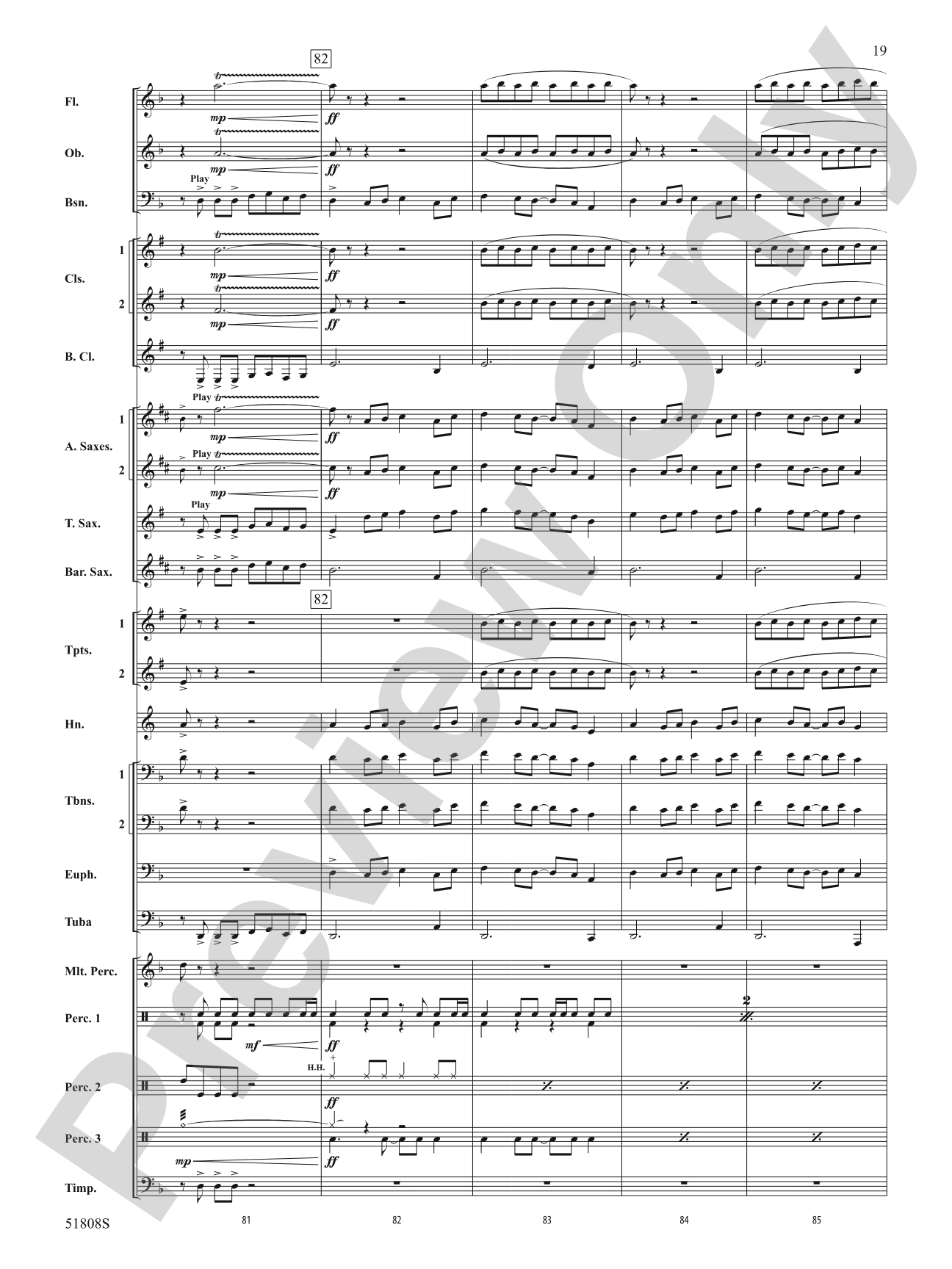Escapade!: Concert Band Conductor Score & Parts