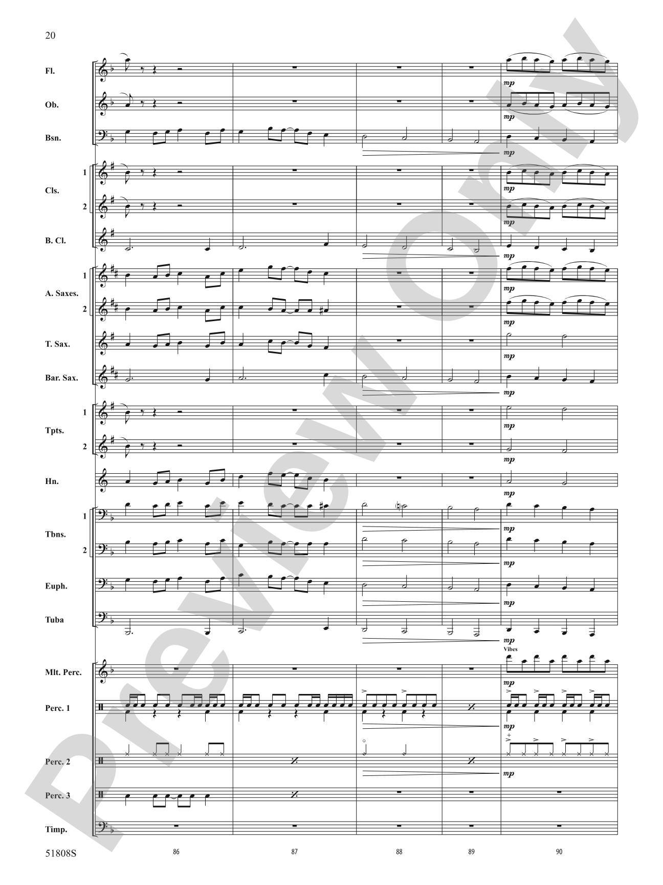 Escapade!: Concert Band Conductor Score & Parts