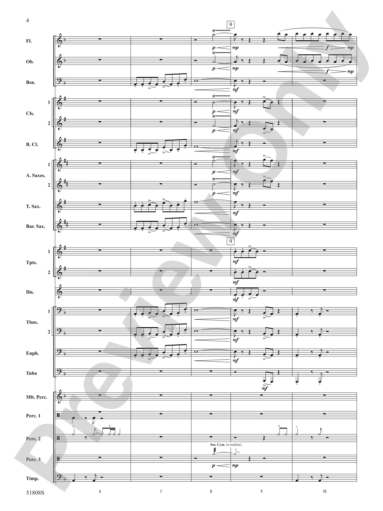 Escapade!: Concert Band Conductor Score & Parts