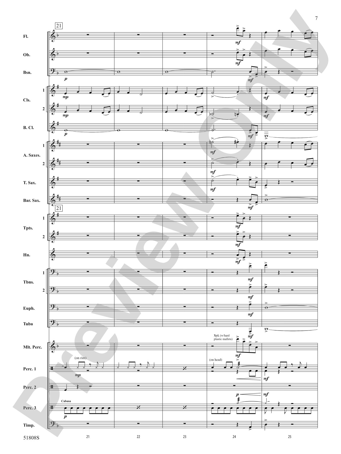Escapade!: Concert Band Conductor Score & Parts