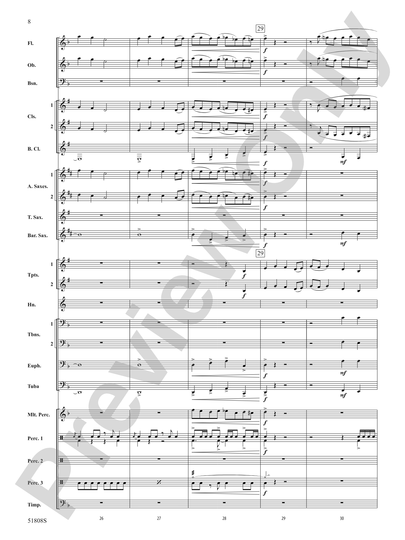 Escapade!: Concert Band Conductor Score & Parts