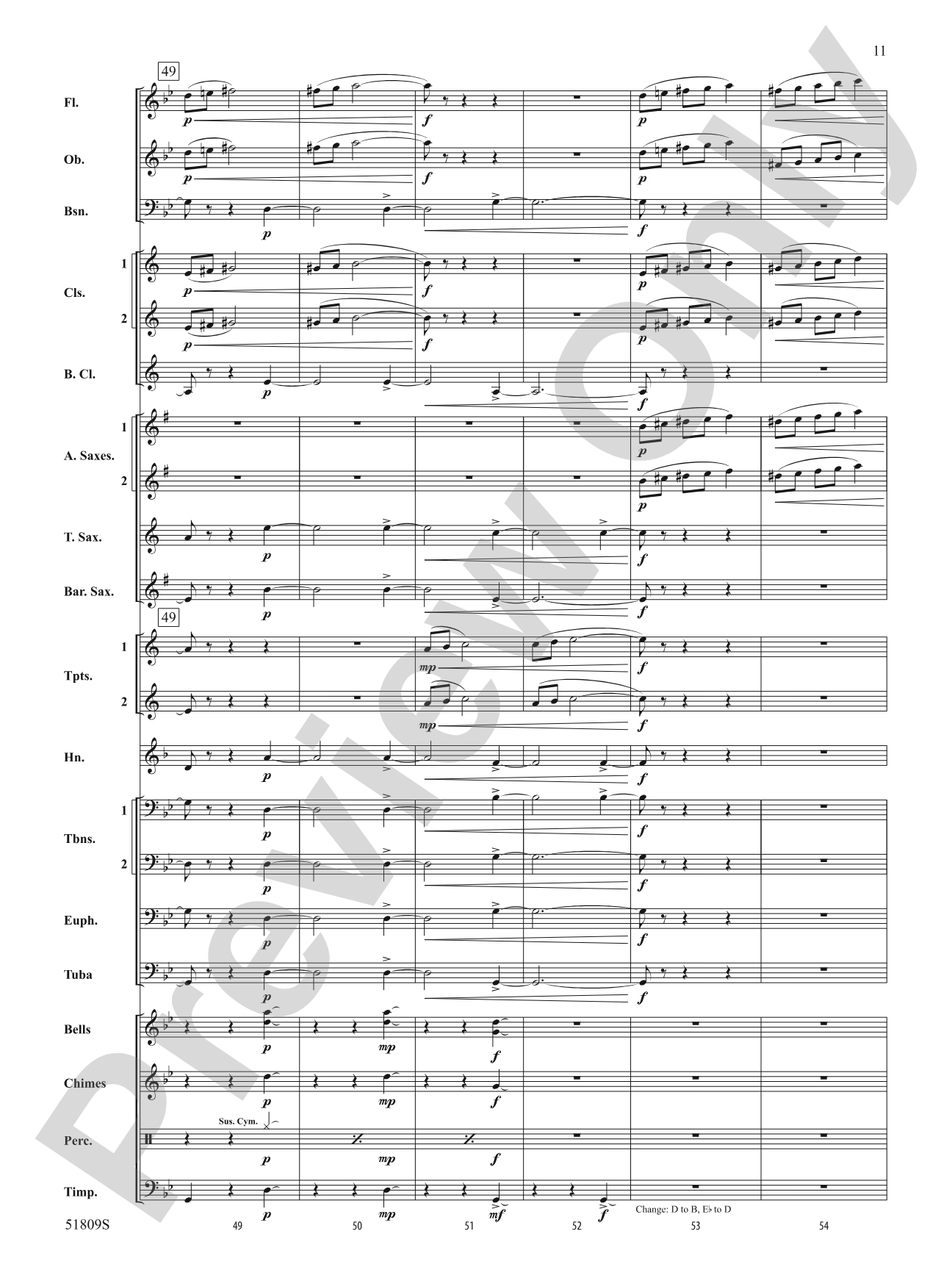 Ring Christmas Bells: Concert Band Conductor Score & Parts