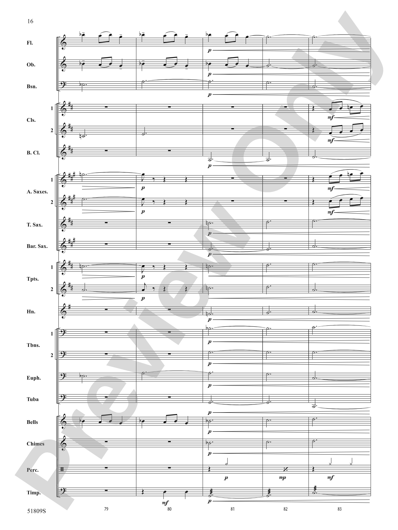 Ring Christmas Bells: Concert Band Conductor Score & Parts