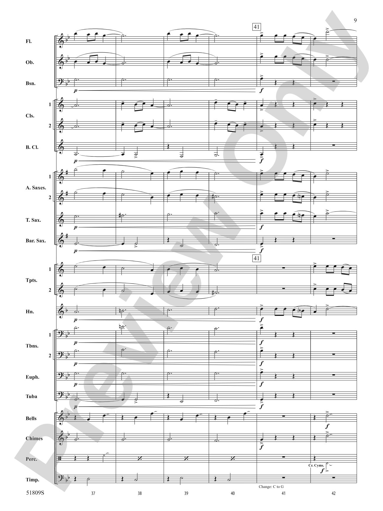 Ring Christmas Bells: Concert Band Conductor Score & Parts