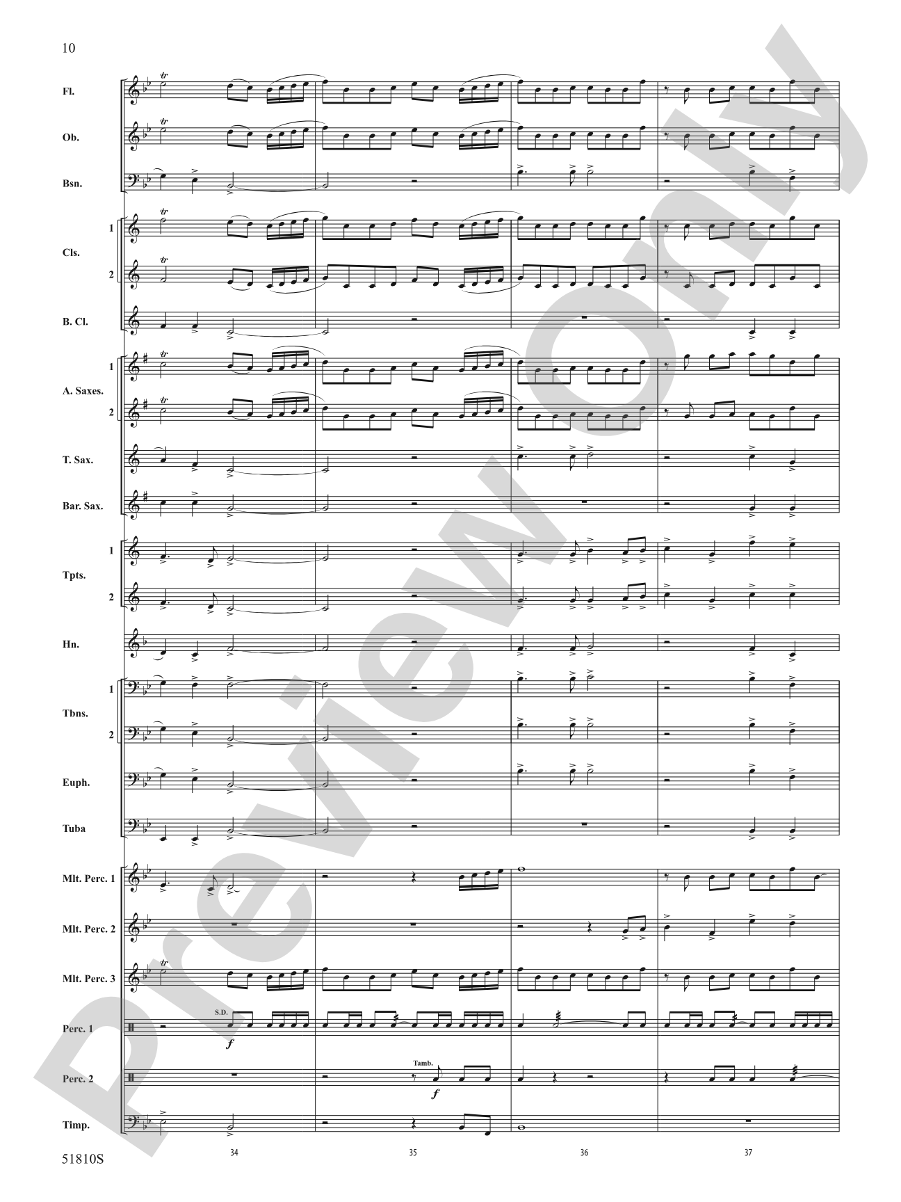 Exuberant Awakening: Concert Band Conductor Score & Parts