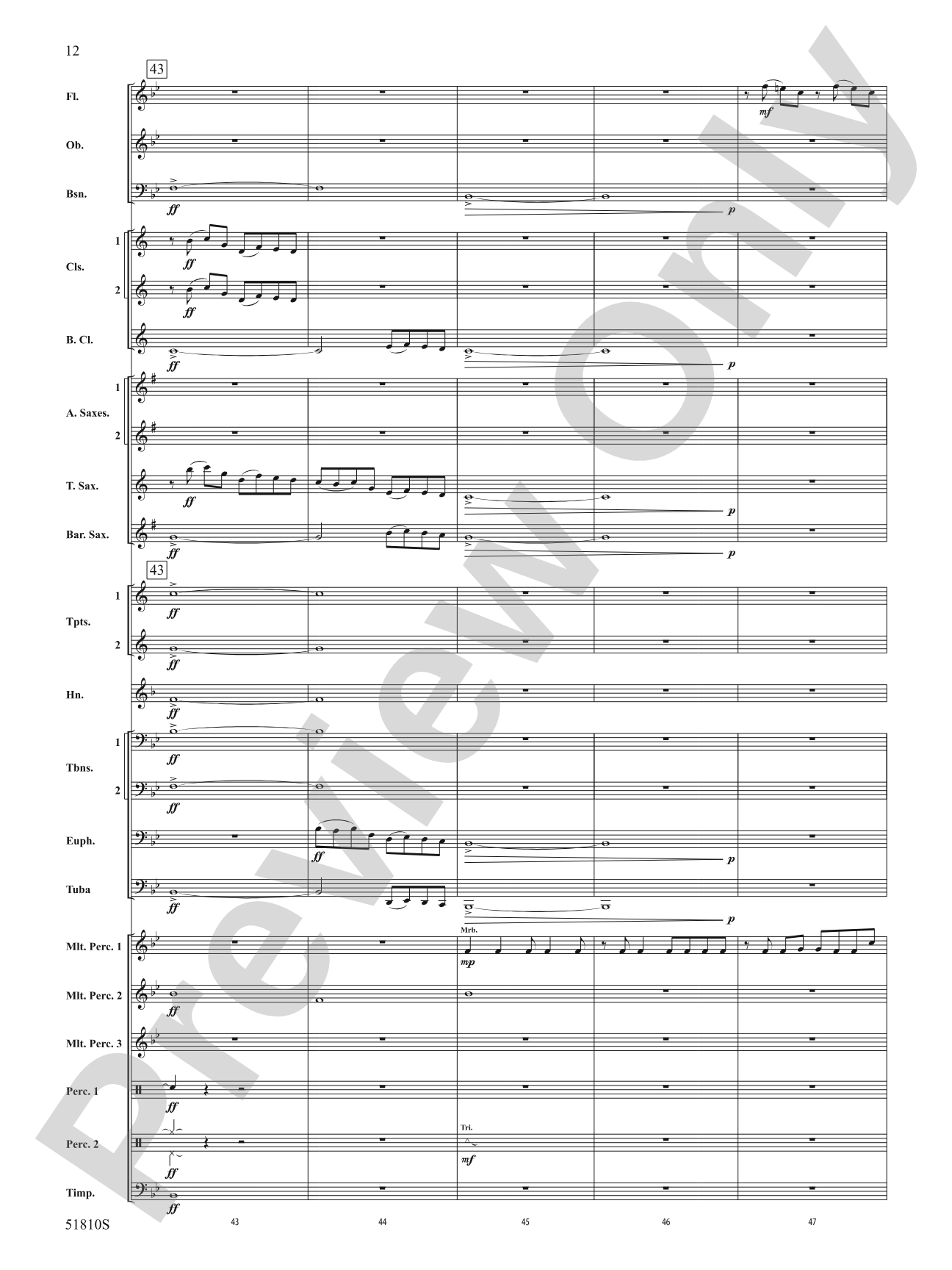 Exuberant Awakening: Concert Band Conductor Score & Parts